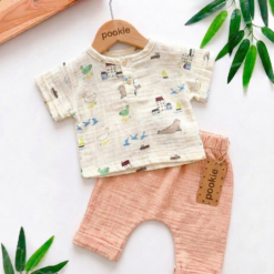 Tenue d'été Lin Coton 100% Confort Respirant -Élégance Naturelle