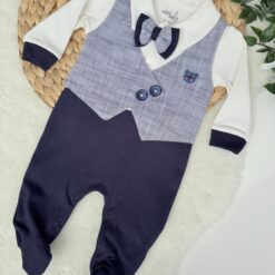 Grenouillère bébé gentleman : Élégance et douceur