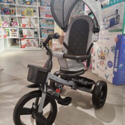 Tricycle poussette reversible évolutif Gris- mon bebe