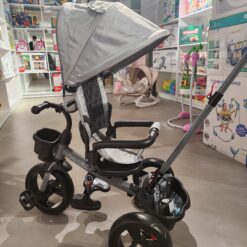 Tricycle poussette reversible évolutif Gris- mon bebe