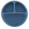 Assiette antidérapante en silicone 6m+ Indigo - Bebekvi