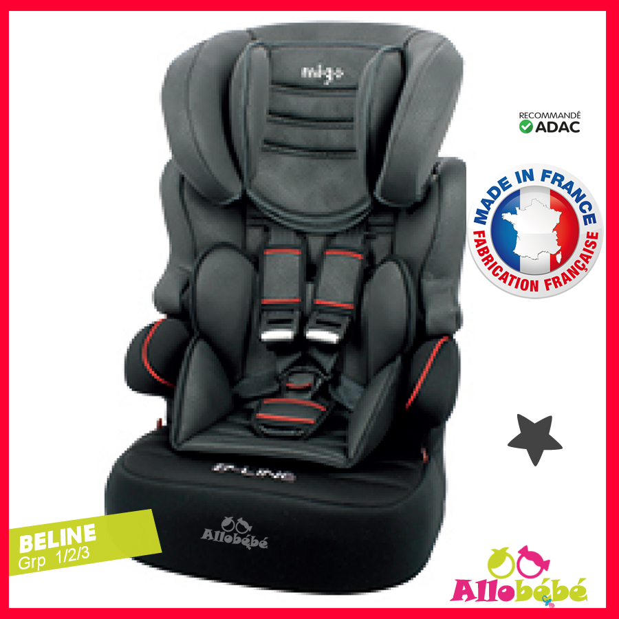 Siège auto Groupe 1/2/3 (9-36kg) de marques internationales à petits prix -  Babyfive Maroc %