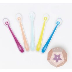 Babymoov : Lot de 5 cuillères bébé 1er âge 6m+-10517