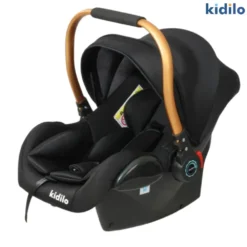 Siège Auto Bébé Naissance à 13kg - G308 Bras Aluminium Gold - Kidilo noir