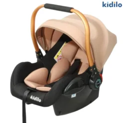 en beige Siège Auto Bébé Naissance à 13kg - G308 Bras Aluminium Gold - Kidilo