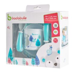 badabulle : Coffret repas Castor bleu-10640