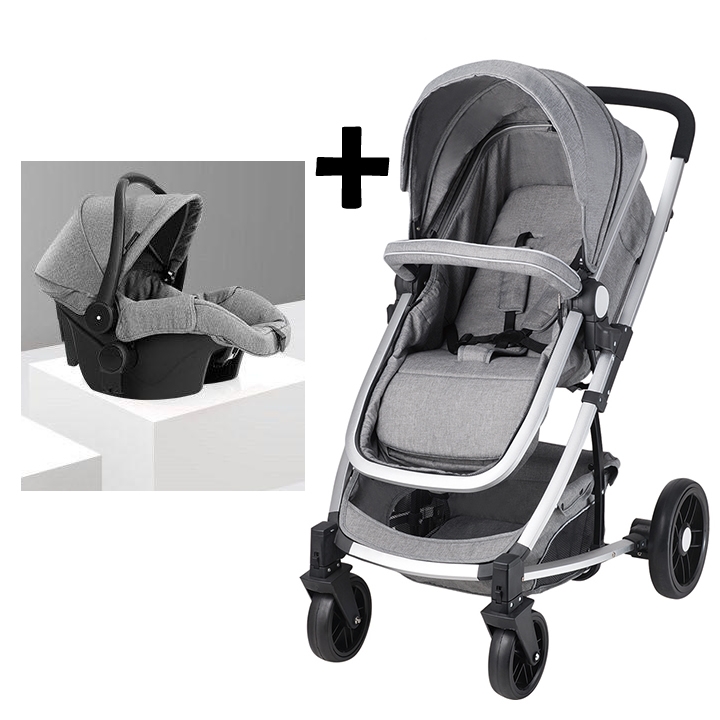 Lorelli Poussette combinée transformable 2 en 1 avec couvre jambes