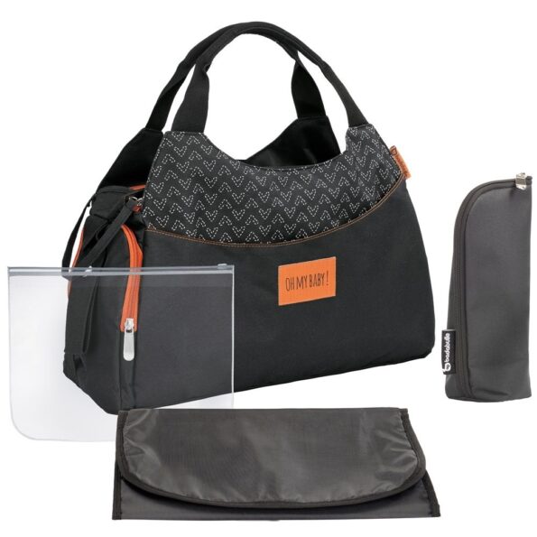 Badabulle : Sac à langer Multipocket noir-10448