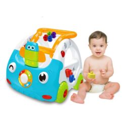 Trotteur Mini car découverte 3en1 - Bleu-11209