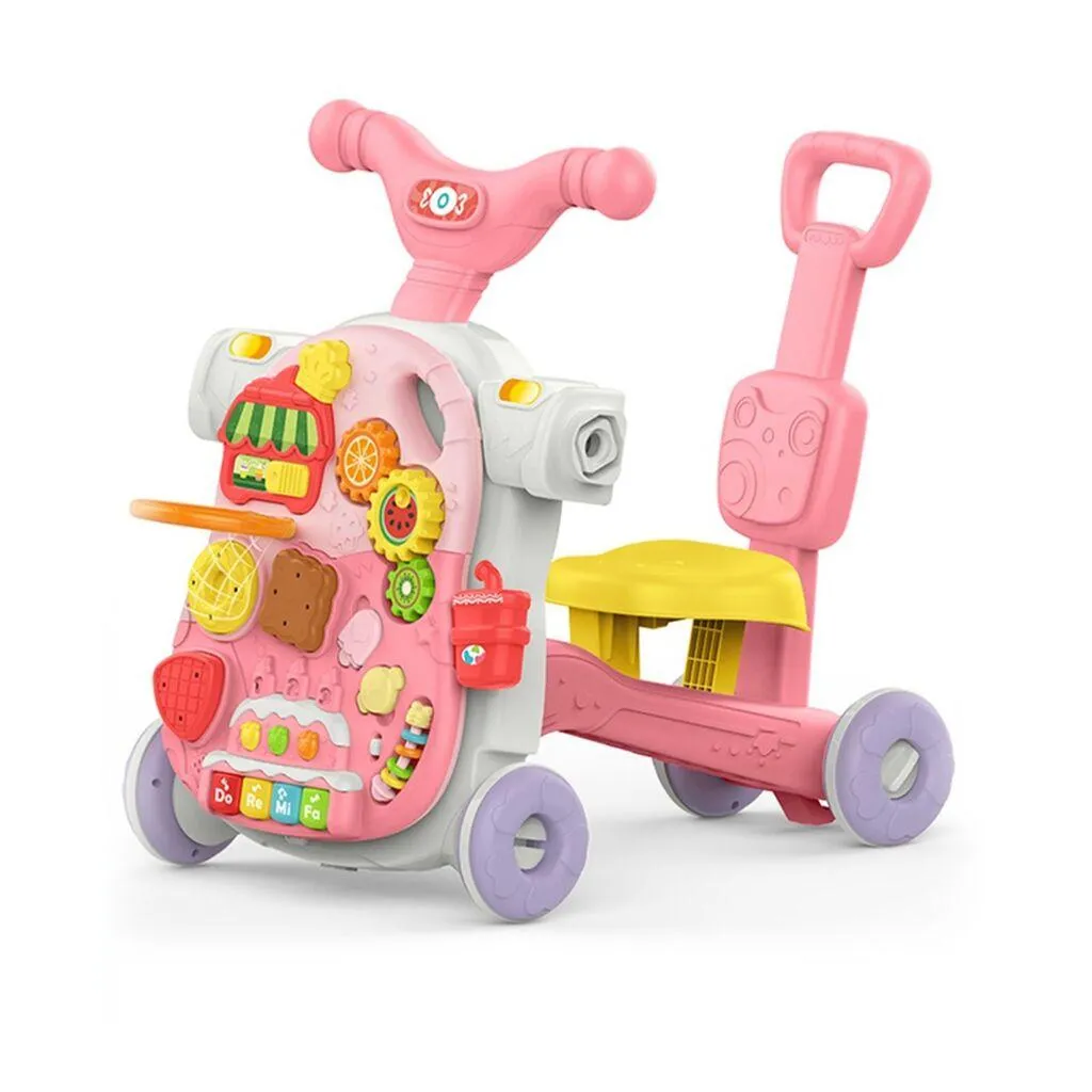 velo Trotteur évolutif Huanger 4 en 1 HE0817 – marcheur bébé avec panneau musical