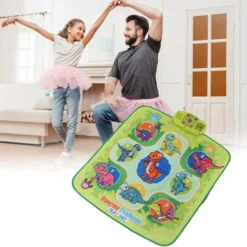 Tapis De Jeu De Danse électronique Pliable Musical Portable Dinosaures