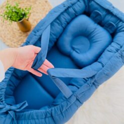 Nid Bébé en Coton Ultra Doux – Bebekevi – Coloris Gris, Rose ou Bleu