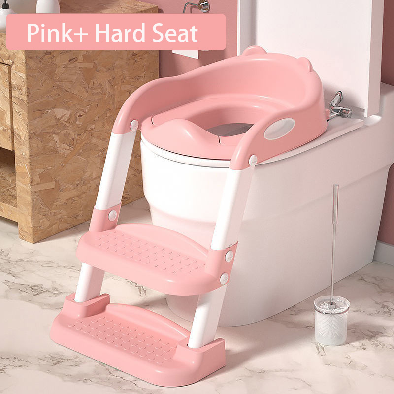 Réducteur de toilette bébé rose poudre THERMOBABY : le réducteur à