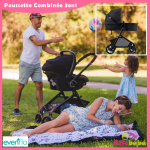 Pack Poussette Evenflo Pivot+ Siège auto SAFEMAX -0