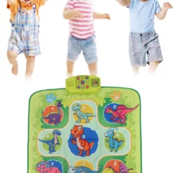 Tapis De Jeu De Danse électronique Pliable Musical Portable Dinosaures