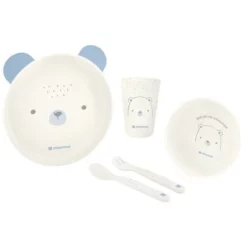 Set Repas kikkaboo bleu