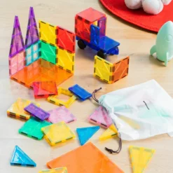 Blocs magnétiques jouets Mentessori de construction pour enfants- Xinaida