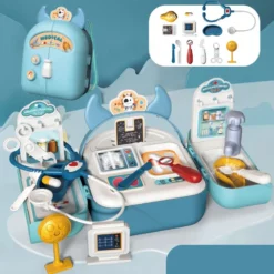 Dream Sac à Dos Docteur - Kit de Jeu d'Imagination Médecin, 12 Pièces