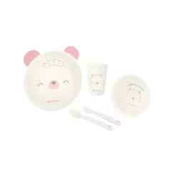 Set Repas kikkaboo rose