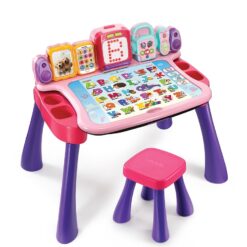 bureau rose vtech 4en1
