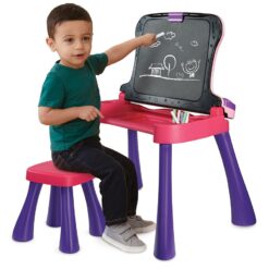 Magi bureau interactif 4 en 1 Rose - Vtech -11814