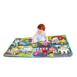 Coffret Tapis Circuit + voiturettes - Huanger