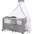Cododo lit berceau parc pliable avec balancelle coolbaby gris foncé