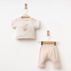 Ensemble Short & T-shirt Bébé : Mignon, Classe & Confort Coton