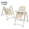 Kidilo Chaise haute avec fonction Balancelle et Relax