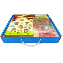 jeu bois formes et chiffres