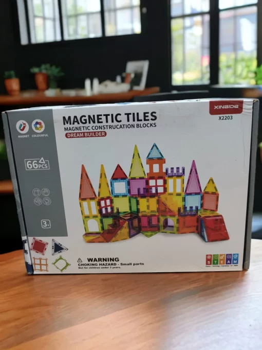 Blocs magnétiques 3D , jouets Mentessori de construction pour enfants- Xinaida