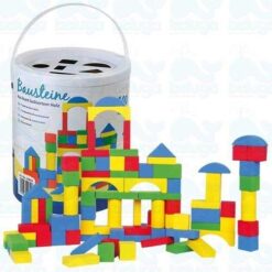 Seau de Blocs en bois 100 Pcs - BELUGA-12035