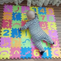 Tapis mousse lettres arabes - 0.6 m2-11685