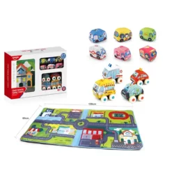 Coffret Tapis Circuit + voiturettes - Huanger