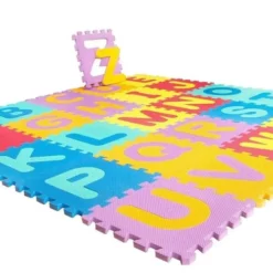 Tapis mousse les lettres 10 dalles de 30 x 30
