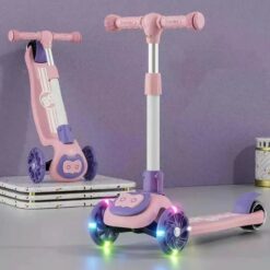 Trottinette scooter 3 roues lumineuse