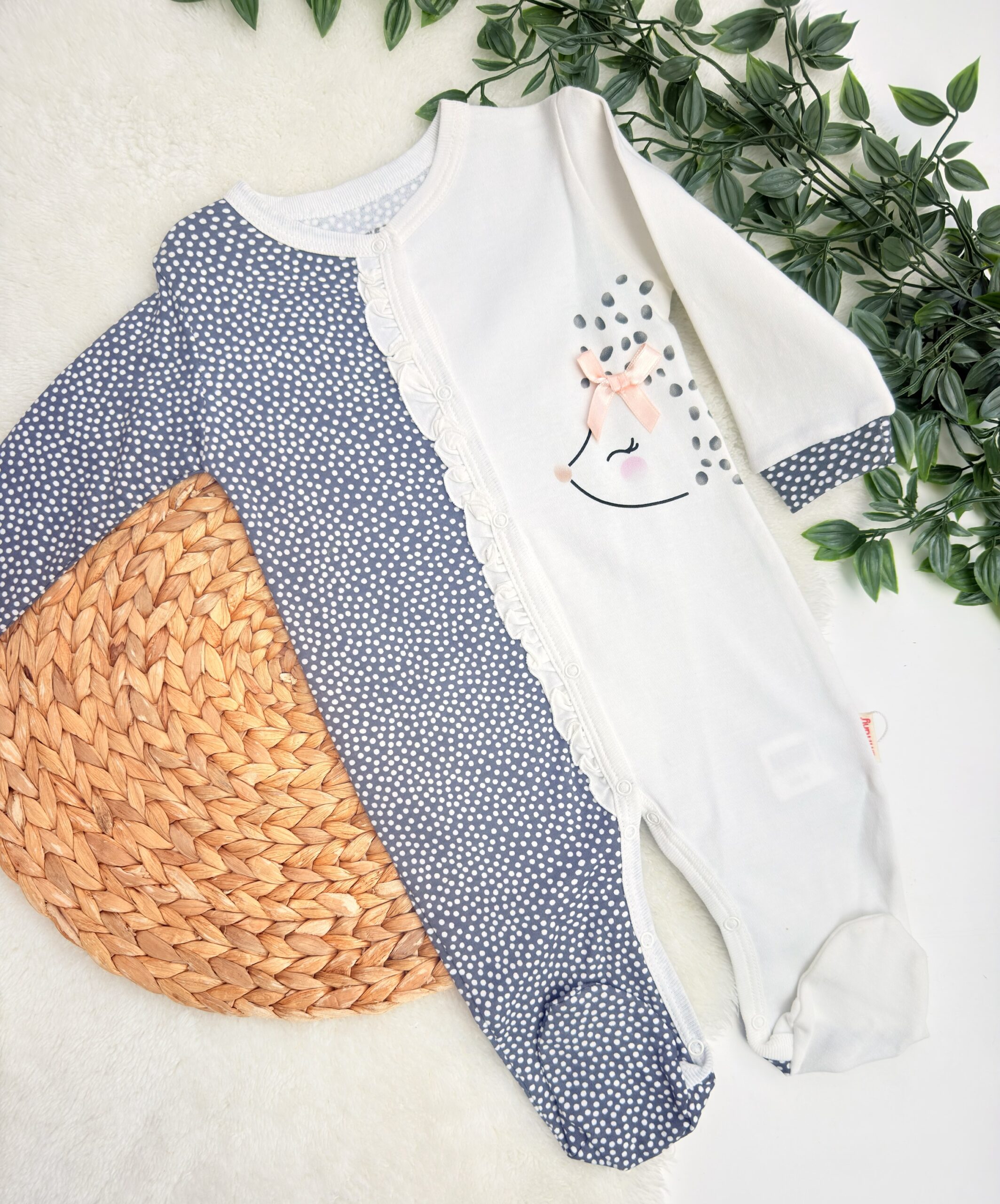 Grenouillère Fille Douce en Coton