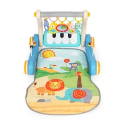 Mode Tapis 2 en 1 trotteur et tapis d'éveil piano - huanger