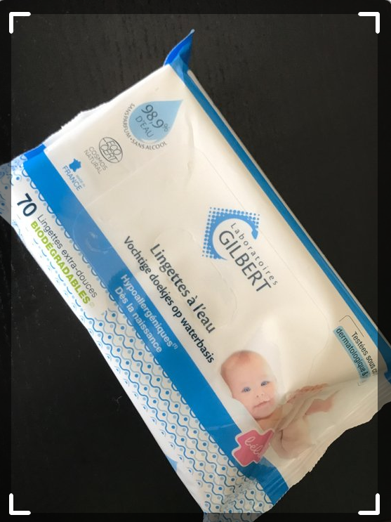 Lingettes bébé a l'eau 100% naturelles - Gilbert - Allobebe Maroc