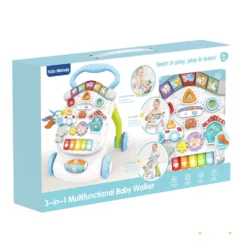 Trotteur Multifonctionnel 3-en-1 rechargeable en usb avec Microphone