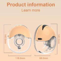 Tire lait main libre éléctrique Rechargeable USB beige - Discret MY375