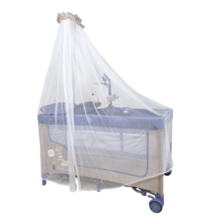 Lit Parc + plan a langer + mobilo + voile Moustquaire