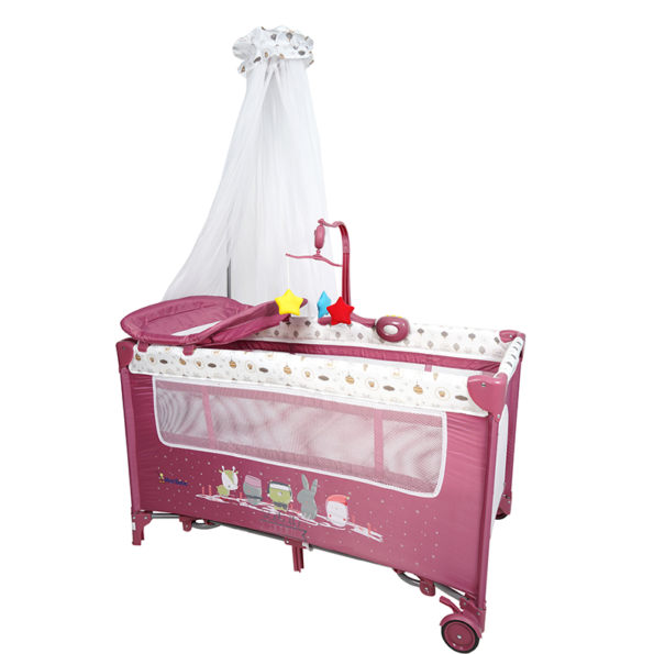 bébé-berceau-fille-bébé-lit-piable-bleu-maroc-table-langer