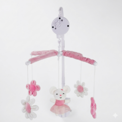 Mobile Musical pour Bébé  – Rotation 360° avec Mélodies Apaisantes