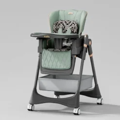 chaise haute vert kidilo