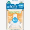 Pack de 2 Tétines Cole large L2 3M+ - Dr. Brown's