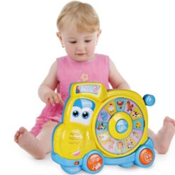 Learning School Bus, Animal Learning Toys - HAPPIKID