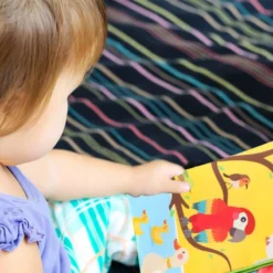 Livre souple d'apprentissage pour les tout-petits | Livre en tissu 3D pour bébé