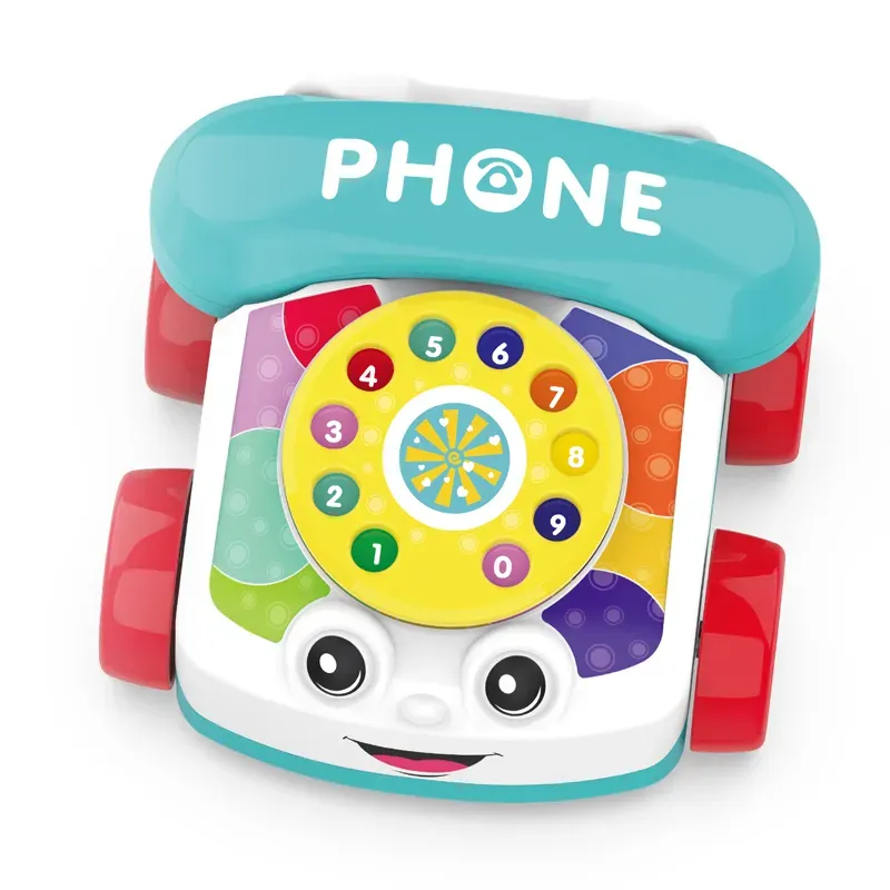 Téléphone Jouet Bébé Kids Melody – Jouet d'Éveil Musical à Tirer dès 0 Mois