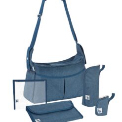 Babymoov: Sac à langer Urban Bag Bleu chiné-14226